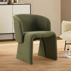 Modern Dining Chair Accent Chair Green Single Sofa Chair